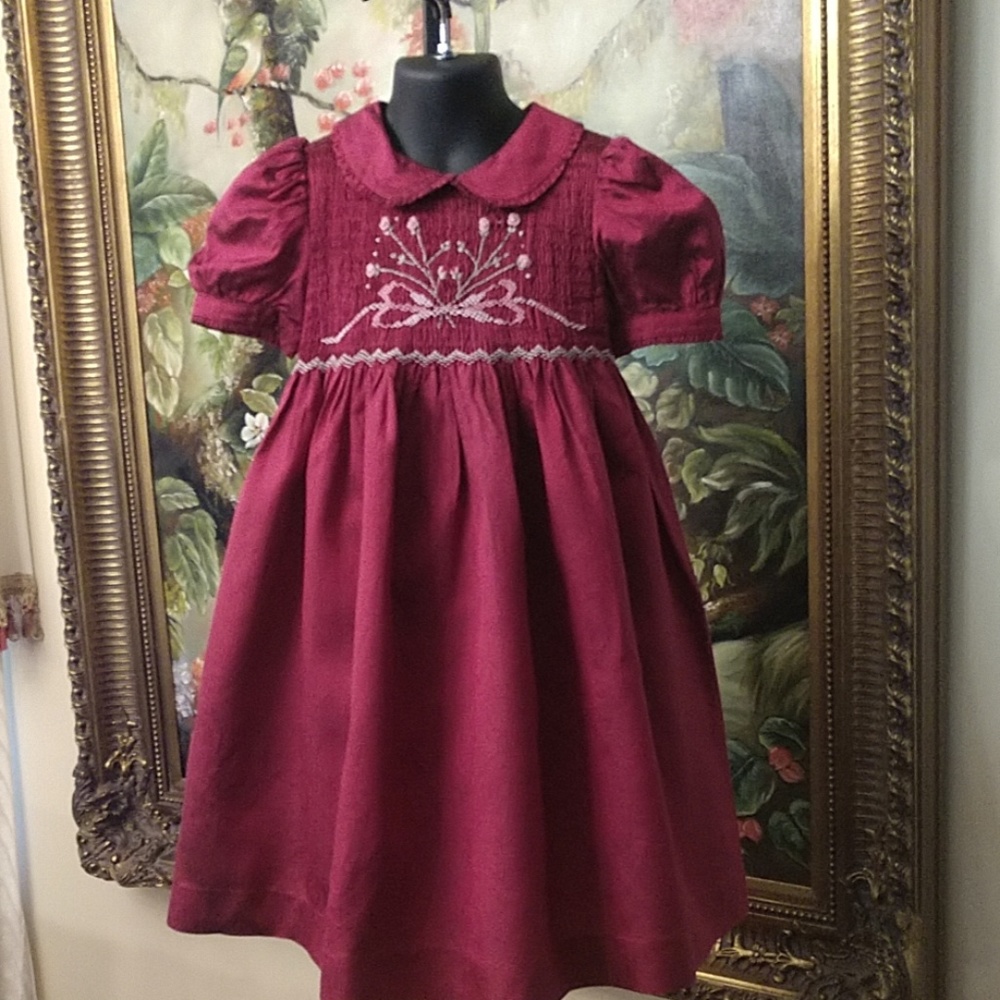Laura Ashley Silk Dress Size 4t
